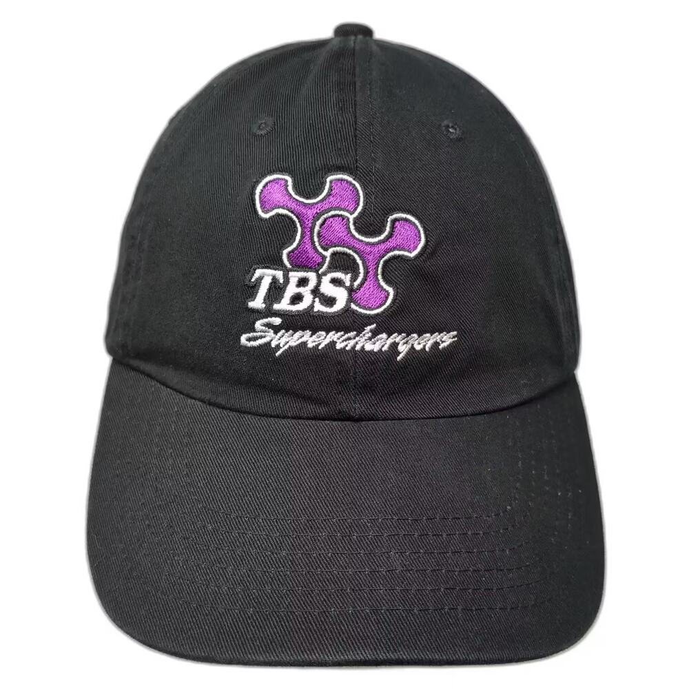 Quake City Caps TBS Superchargers Baseball Cap Black Purple OS Embroidered Hat